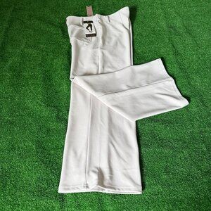 R Sofia Front Patch Pockets High-Rise Ankle Wide Leg Gray Scuba Pants Size M NWT